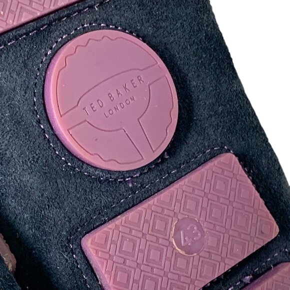 Ted Baker London Urbonn Navy Suede Leather Tassel Driver Loafers - Picture 9 of 12